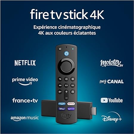 Fire TV Stick 4K + abonnement 1 an inclus