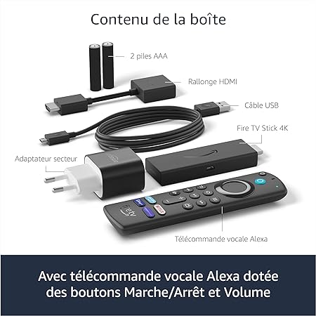 Fire TV Stick 4K + abonnement 6 mois inclus